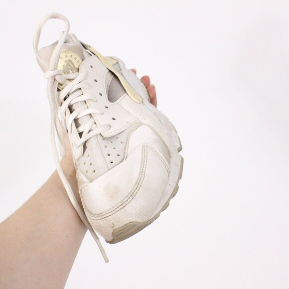 *Nike Air Huarache Sneakers Light Bone and Cream - Picture 7 of 8